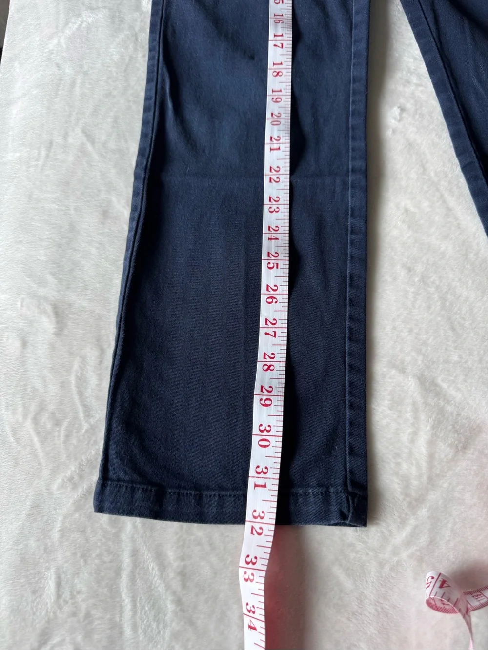 Old Navy Boys Navy Drawstring Straight-Leg Pants